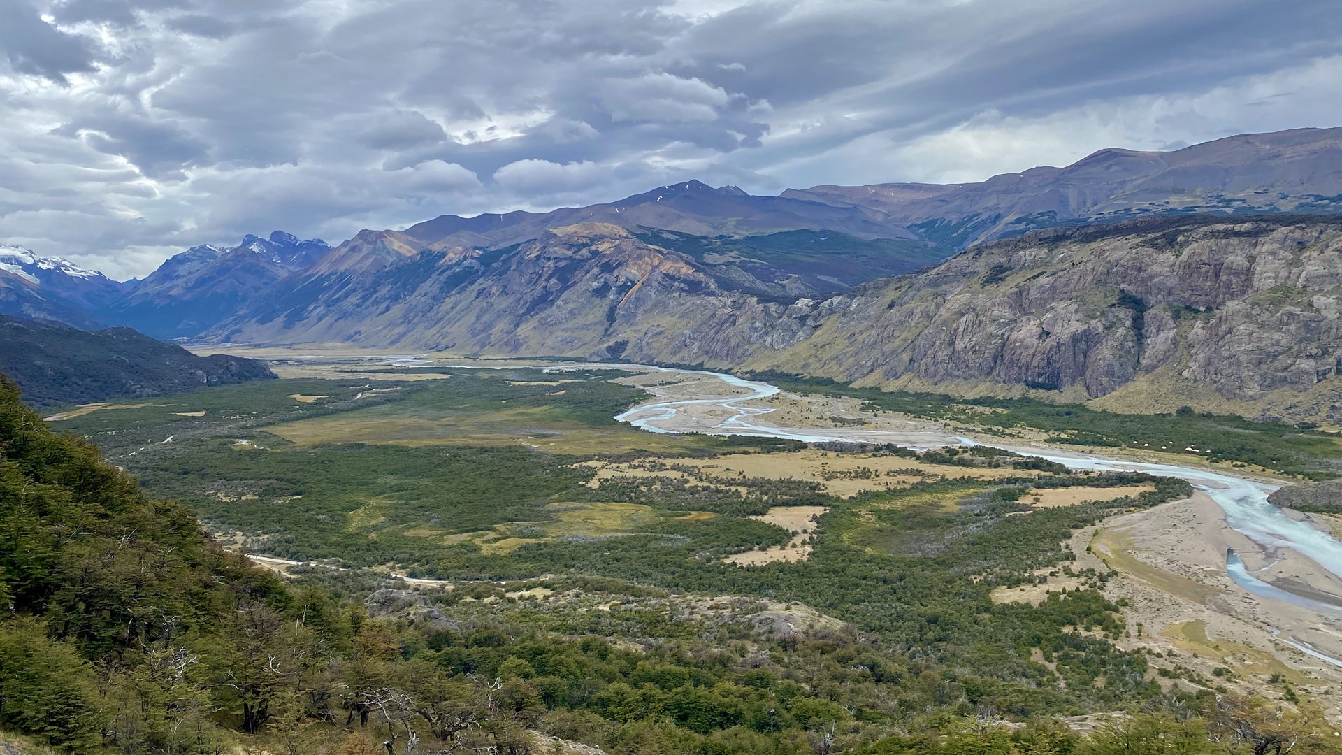Valle de la Patagonia argentina